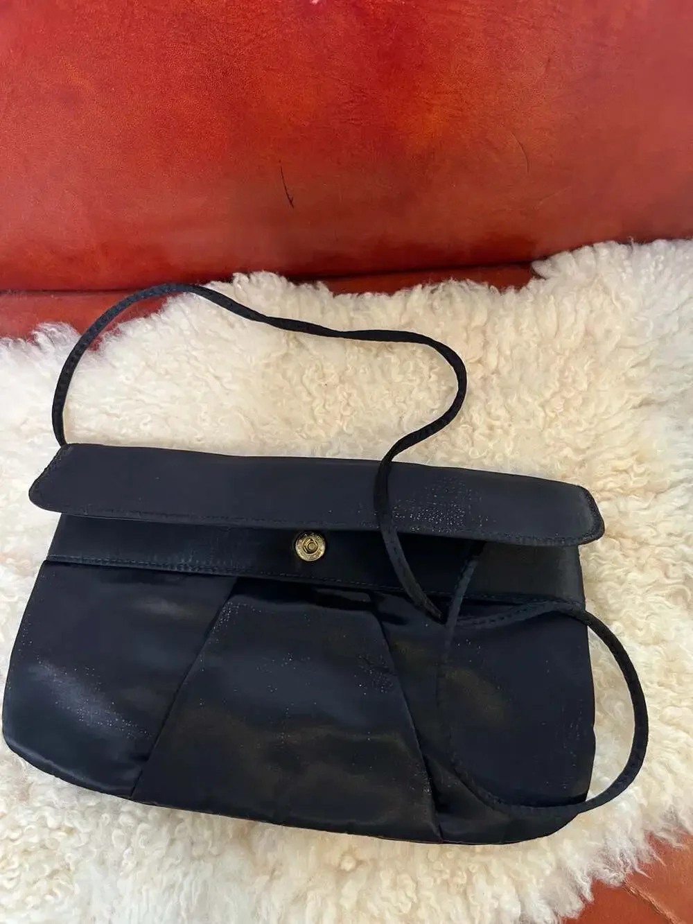 Unbranded black satin